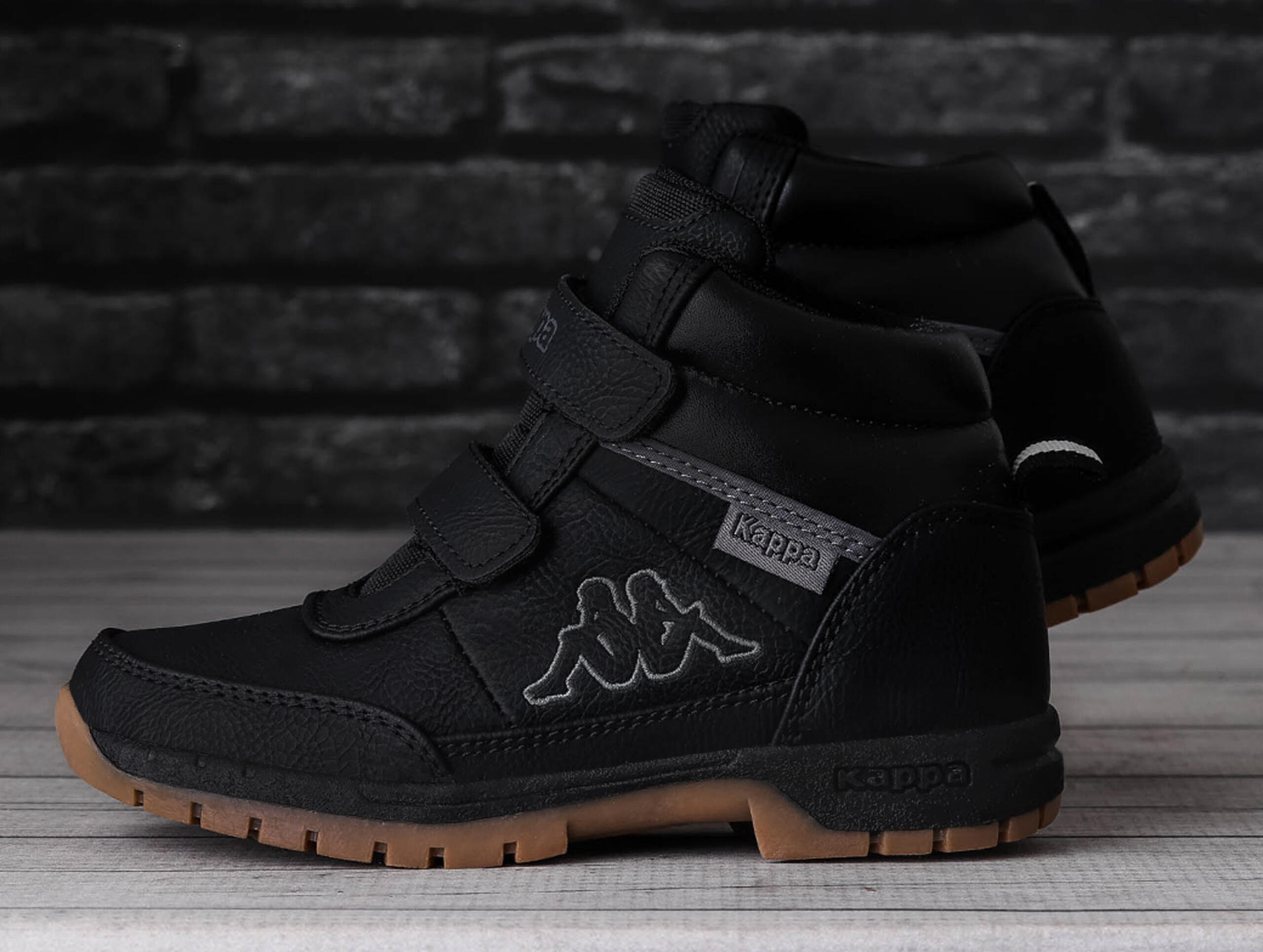 Kappa Unisex Kinder Sneaker High Top Stylecode 260239K 1111 schwarz 3/6