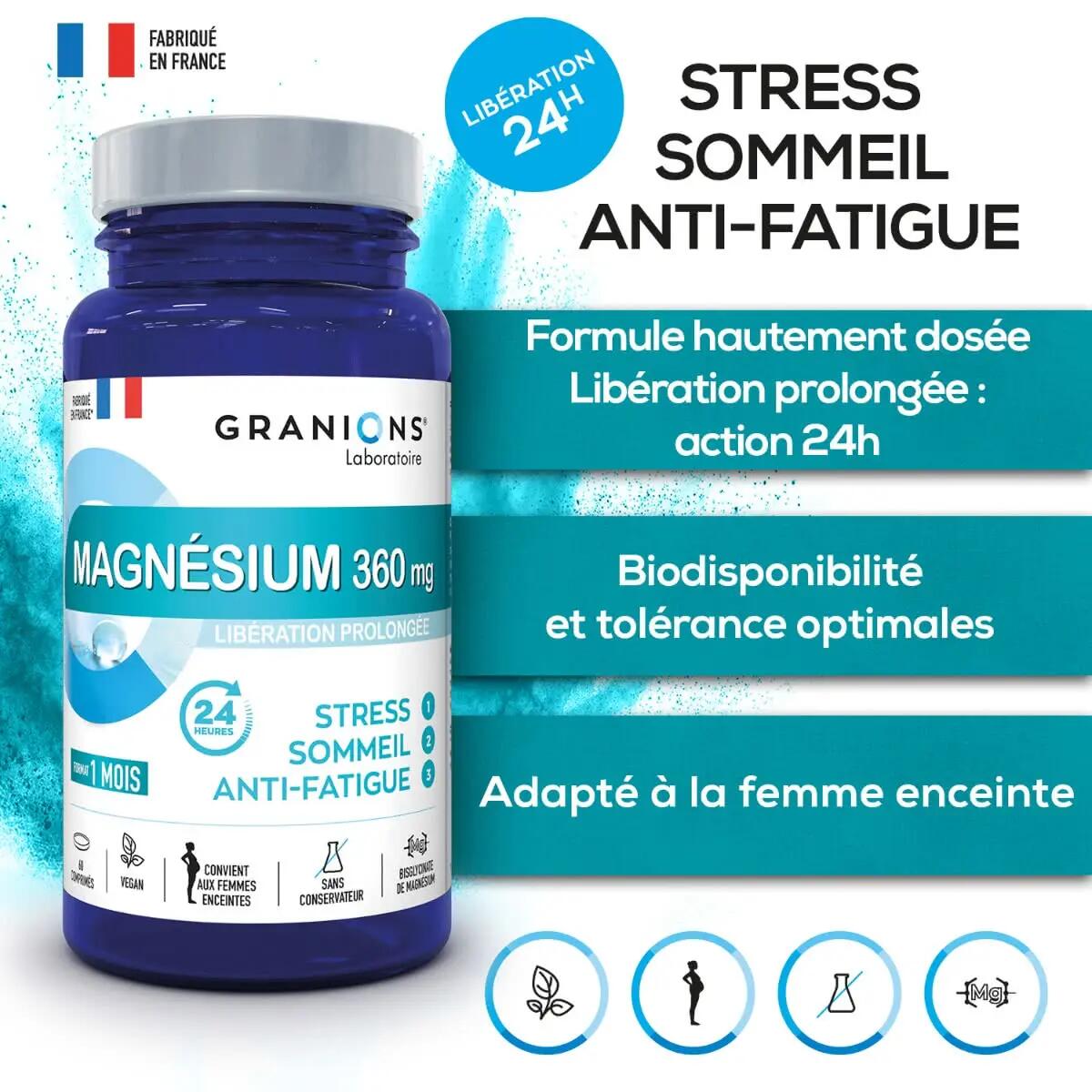 Magneziu 360 mg bisglicinat 60 comprimate