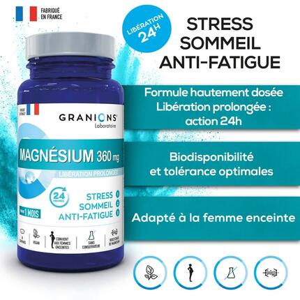 Magnésium 360 mg - 60 comprimés