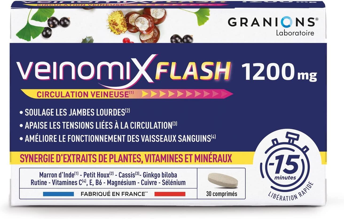 GRANIONS Veinomix Flash 1200 mg 1/6