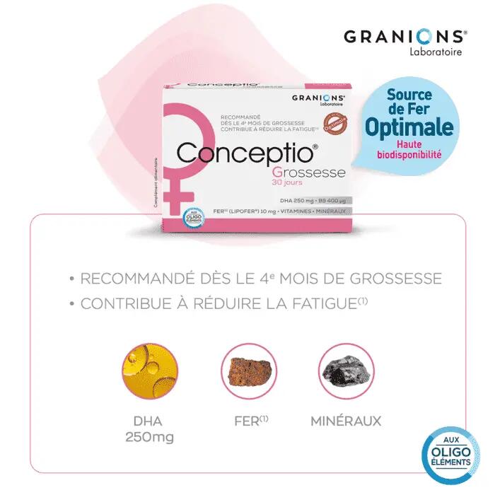 Conceptio Grossesse - 30 capsules + 30 gélules 3/7