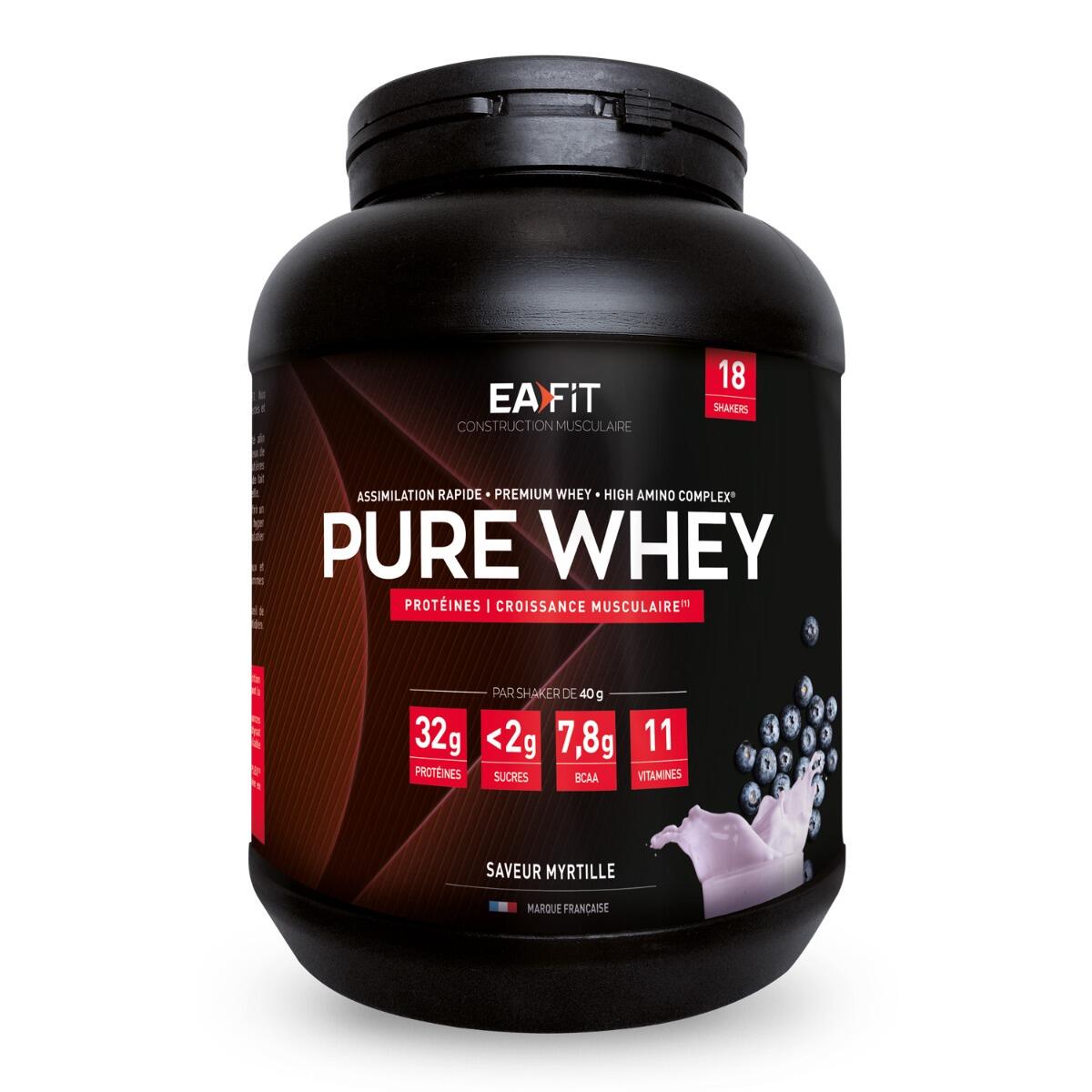 Eafit - Eafit Pure Whey Myrtille 850gr - Whey Protéine - Taille Unique - Decathlon