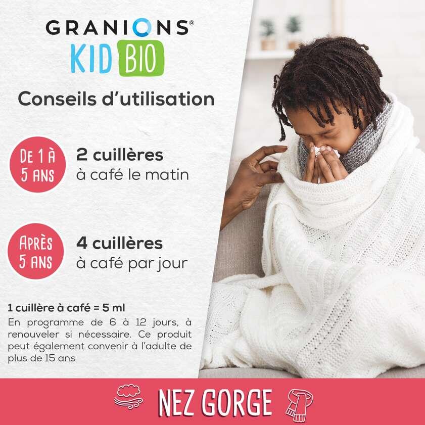 Kid Bio Nez Gorge - Sirop Aux Plantes Goût Fraise - 125 ml 3/6
