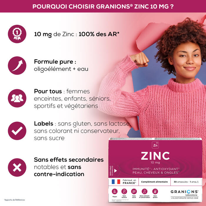 Granions de Zinc 10 mg - 30 ampoules 3/7