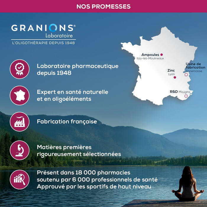 Granions de Zinc 10 mg - 30 ampoules 5/7
