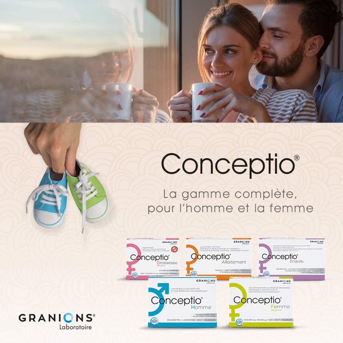 Conceptio Homme - 90 capsules + 30 sachets 5/7