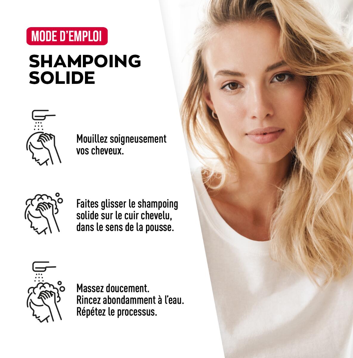 Shampoing Solide Bio - Beauté & Vitalité - 80 g 3/6