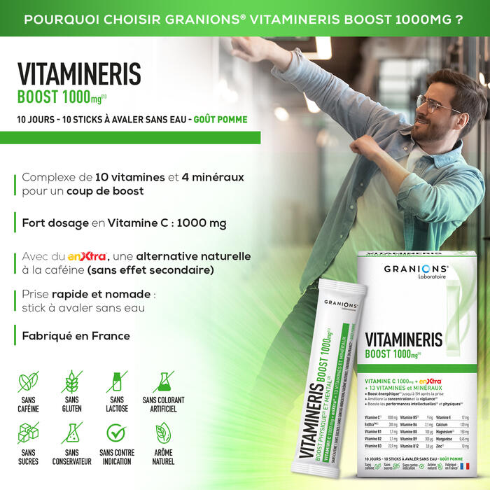 Vitamineris Boost 1000mg - 10 Sticks 5/7