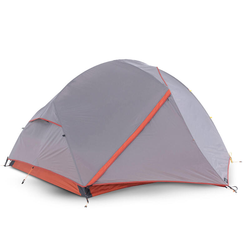 Tweedehands Koepeltent voor trekking MT900 3 personen grijs