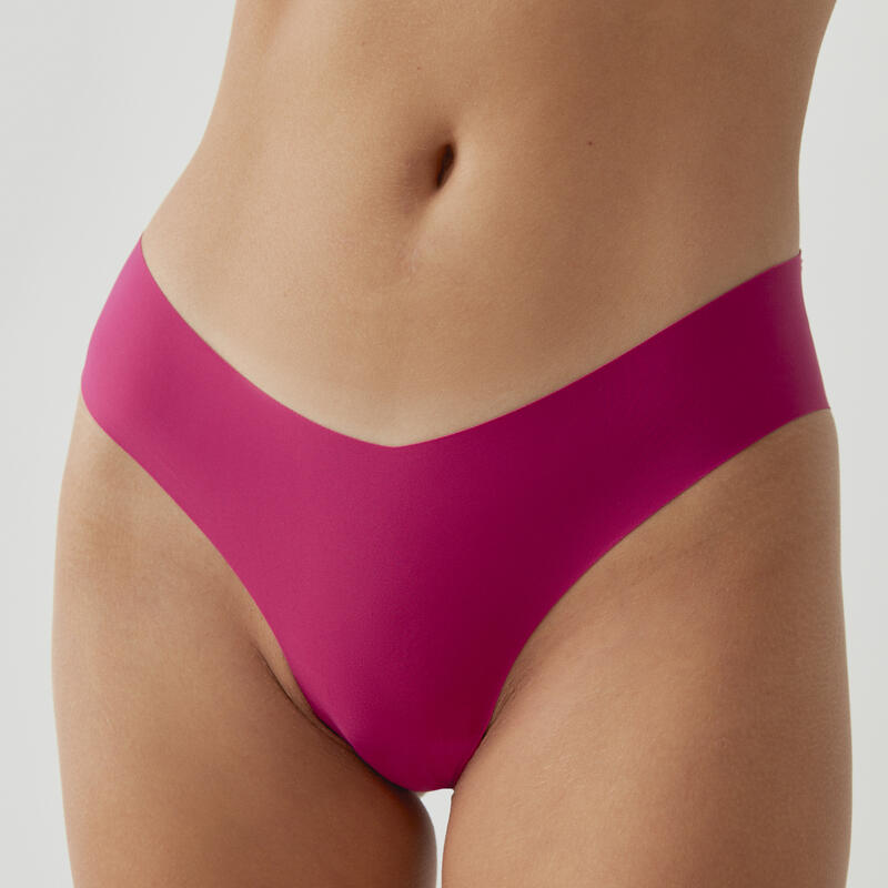 Cueca/Calcinha clássica desportiva Loa das mulher Black Limba Fucsia invisible