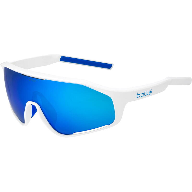 Sportbrille Shifter Brown Blue Cat 3 white shiny