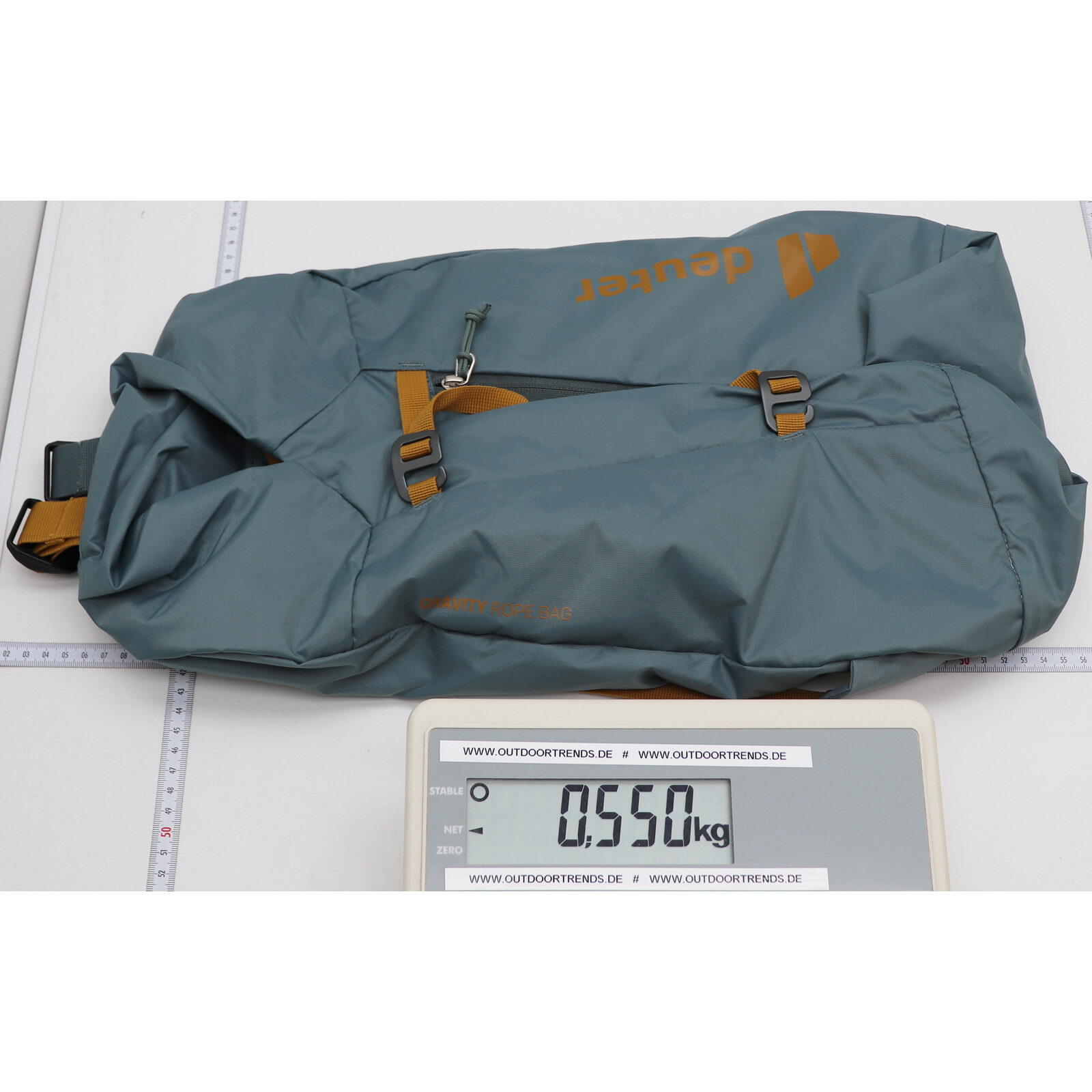 Deuter Gravity Sac à corde 20 L polyamide, bretelles rembourrées, accès frontal 5/5