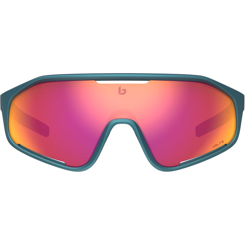 Fahrradbrille Shifter Volt+ Ruby Polarized Cat 3 creator teal metallic