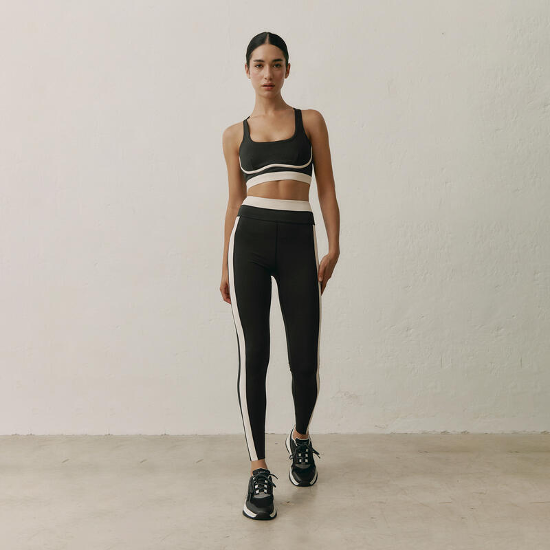 Brassière de sport Tao Maintien supérieur pour femmes Black Limba BLACK