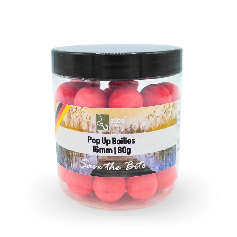 Pop-Up Boilie Set hochfängiges Monster Crab Aroma 16 mm Amino Karpfenköder 3x80g