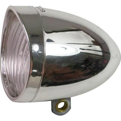 Light koplamp retro batterij chroom