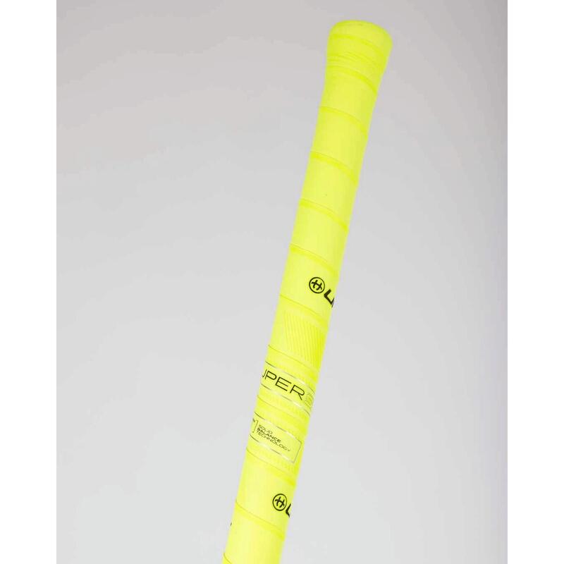 Florbalová hůl Unilite Superskin Mid 29 Neon Yellow, levá