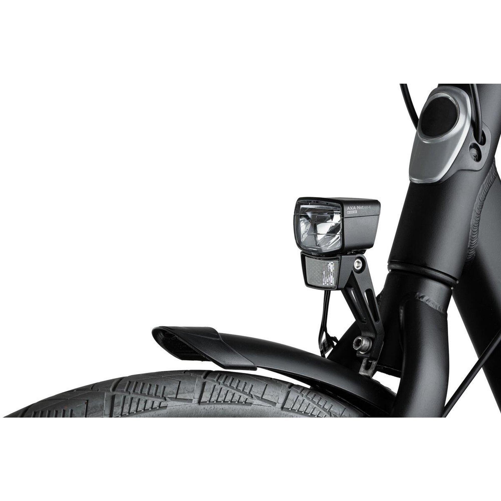 Phare Avant AXA NXT 130 Pour Vélo électrique – 130 Lux, Connexion 12 V, Homologué StVZO – Support Fourche Inclus