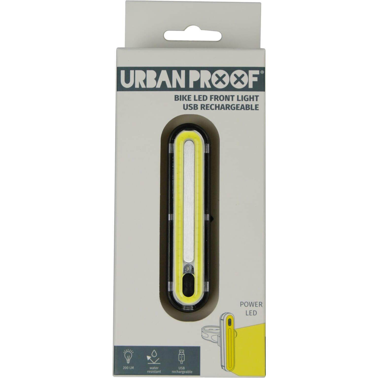 UrbanProof Faro Anteriore LED Ricaricabile 200 Lumen 1/3