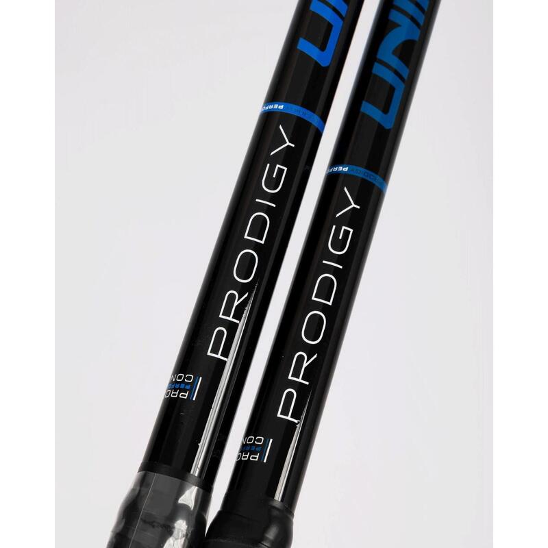 Dětská florbalová hůl Unilite Prodigy 36 Black/Blue, pravá