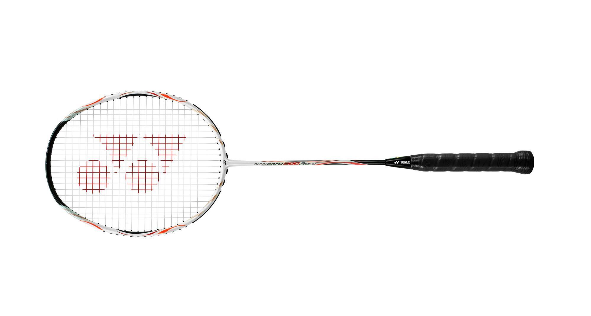 Yonex badminton Racket NANORAY 200 AERO WHITE/RED 3U5 (Unstrung)