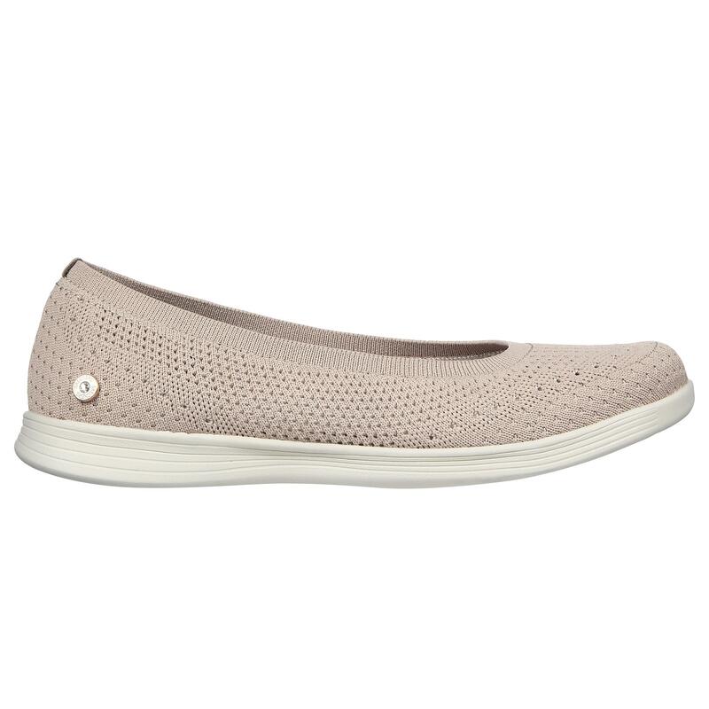 Zapatillas Caminar Mujer Skechers 136251_TPE Topo Sin Cordones