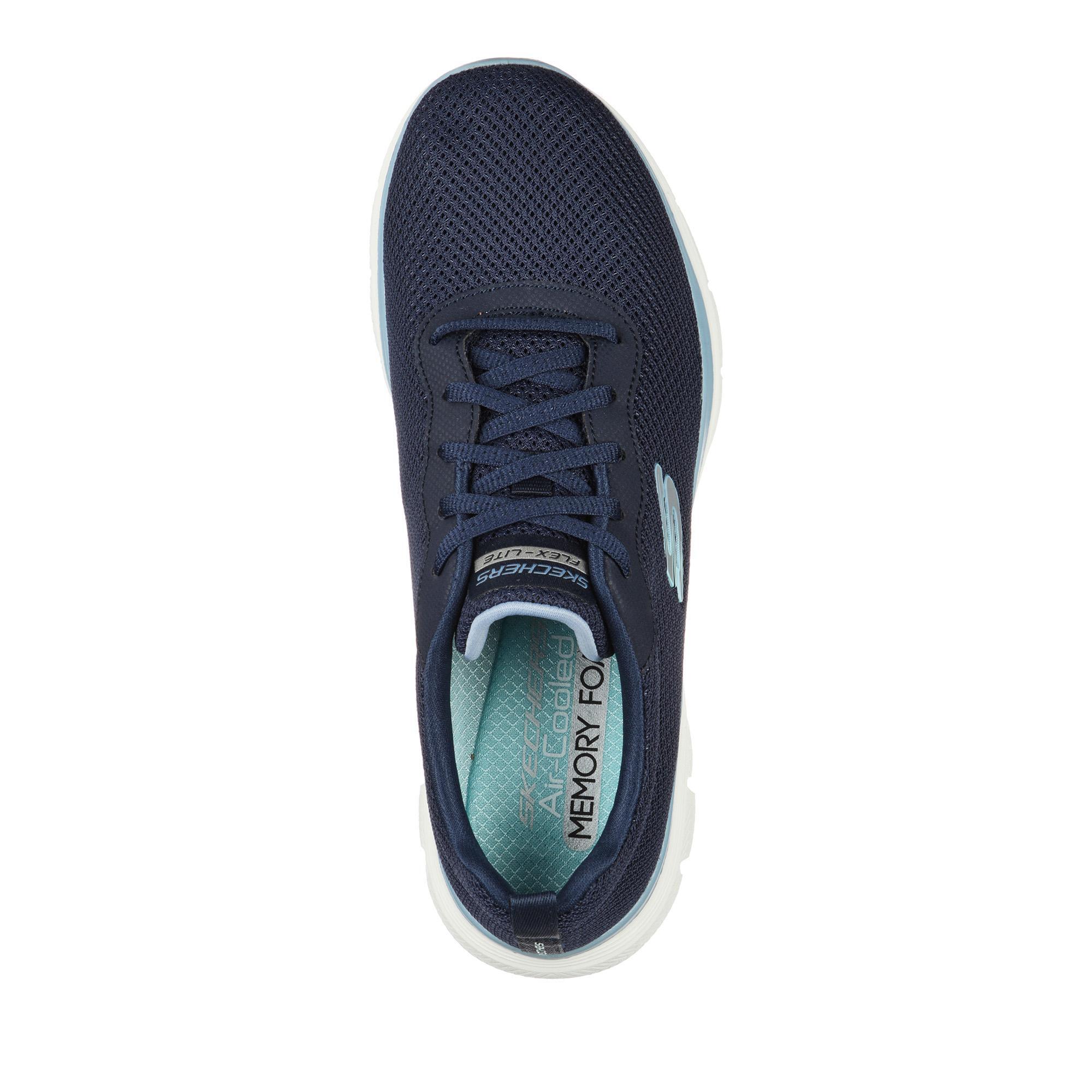 Chaussures Lifestyle Skechers Flex Appeal 4.0Brilliant Vie Marine/Bleu Femme 4/7