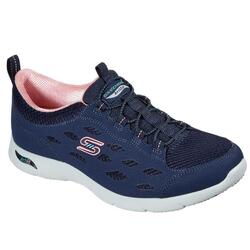 Zapatillas Deportivas Caminar Mujer Skechers 149057_NVCL Azul marino  Cordones
