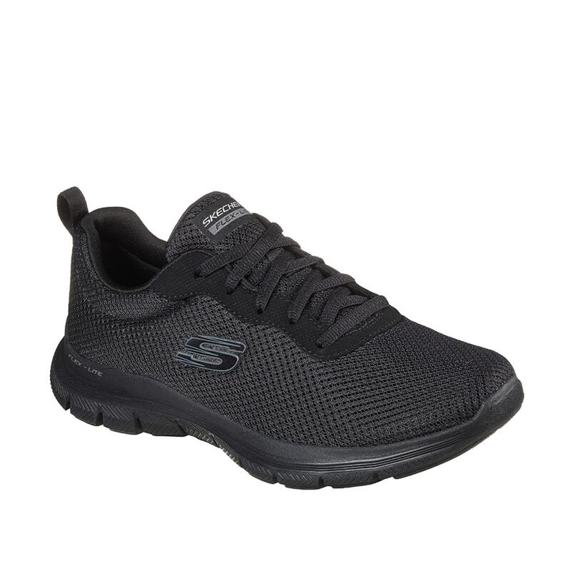 Zapatillas Deportivas Caminar Mujer Skechers 149303_BBK Negras con Cordones