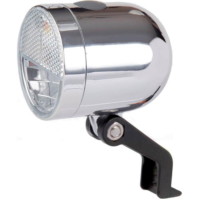 Light koplamp Nero batterij 10 lux chroom