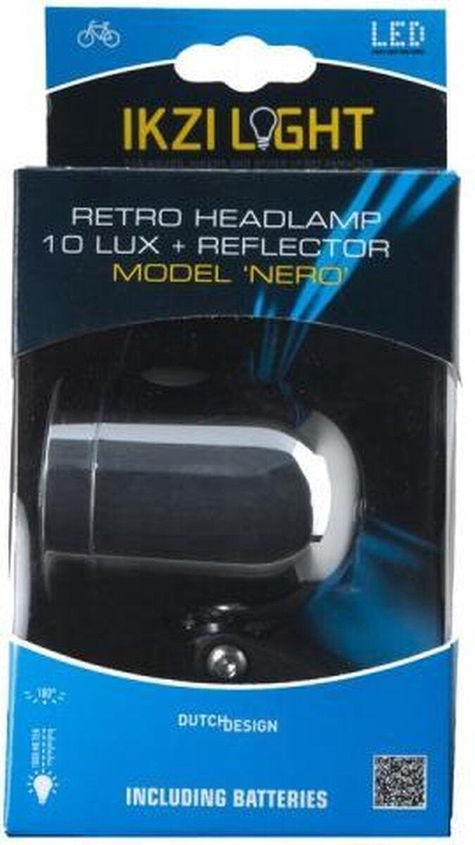 Light koplamp Nero batterij 10 lux chroom 3/4