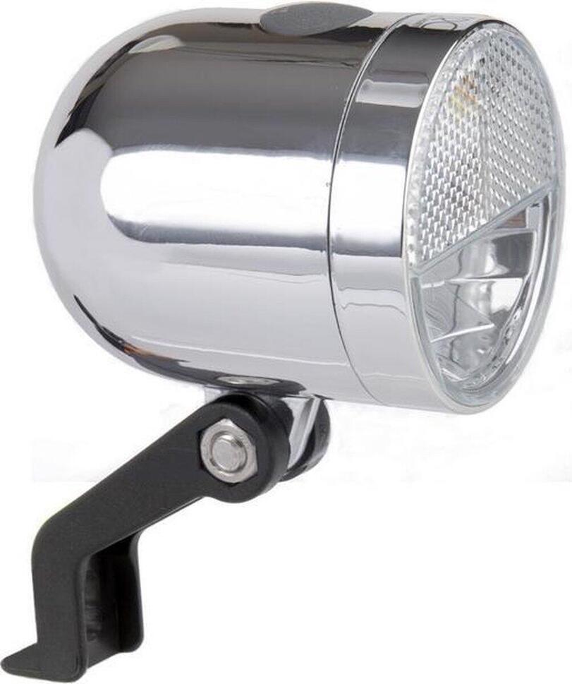 Latarka Czołowa Nero Na Baterię 10 Lux, Chrom