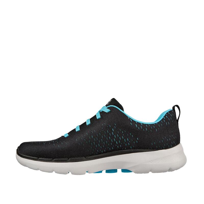 Zapatillas Deportivas Caminar Mujer SKECHERS 124524_BKAQ Negras con Cordones