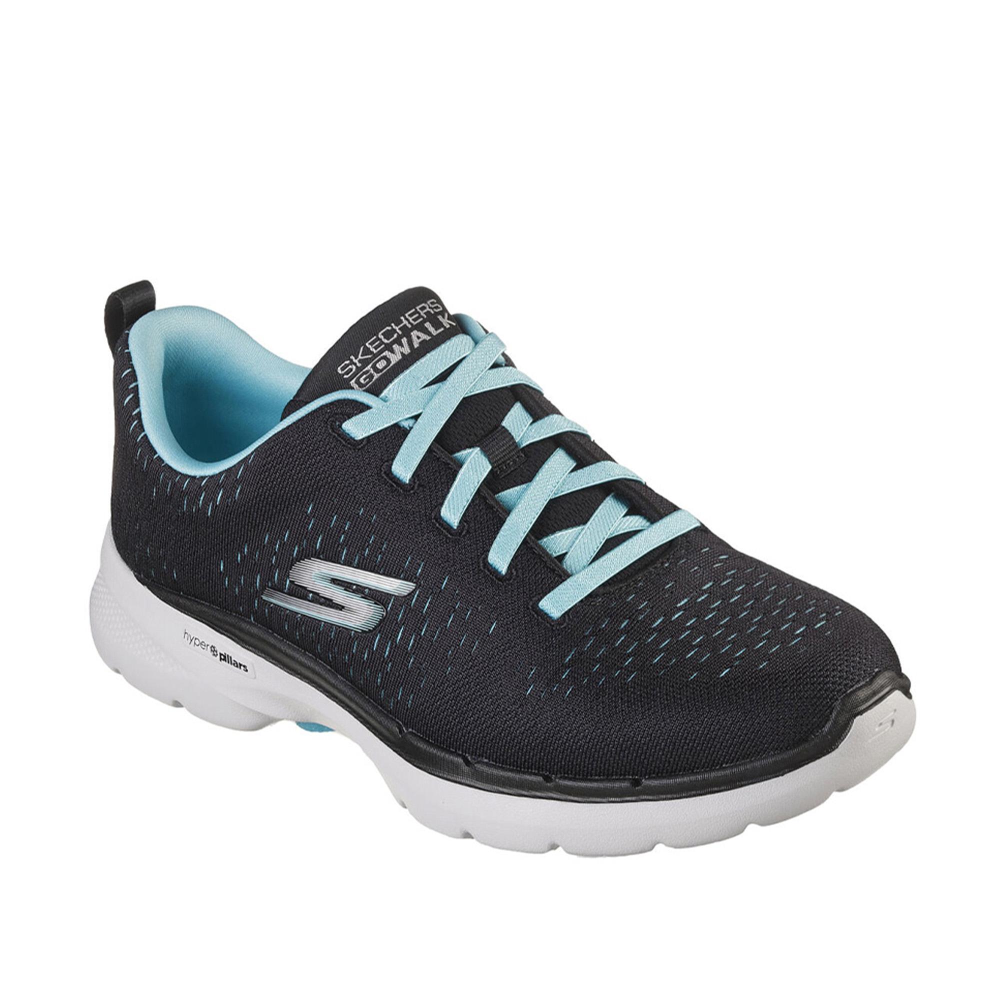 Zapatillas Deportivas Caminar Mujer SKECHERS 124524_BKAQ Negras con Cordones 2/5