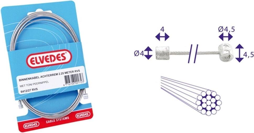 Kabel Wewnętrzny Przełącznika 2250 Mm Ocynkowany Ø1,1 Mm