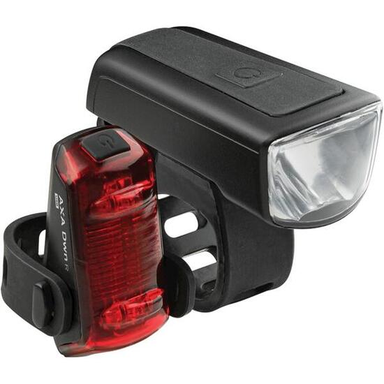 Set di Luci bici anteriori e posteriori Axa Dwn 30 Dwn Led Usb-C