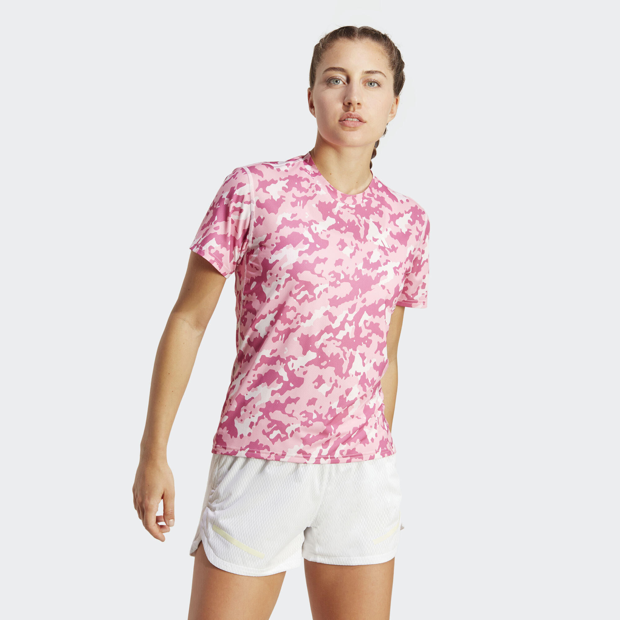 ADIDAS Own the Run Camo Running Tee