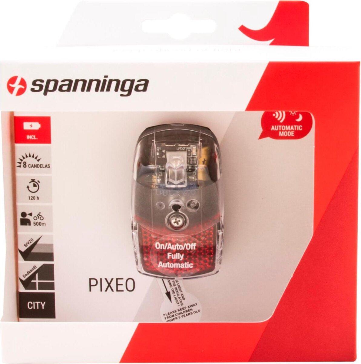 Spanninga Pixeo XBA luce posteriore per parafango, 2 x AAA. 4/4