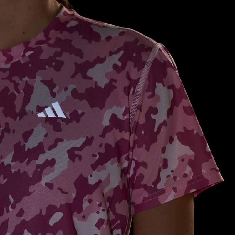 T-shirt da running Own the Run Camo