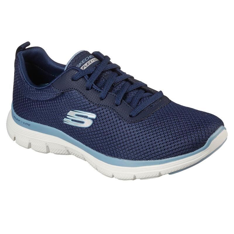 Zapatillas Deportivas Caminar Mujer Skechers 149303_NVBL Azul Marino Cordones