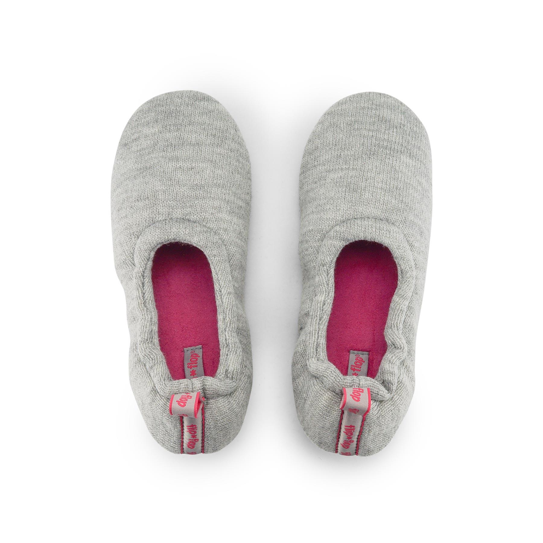 Femme ballett*knit Ballerines Grises 3/3