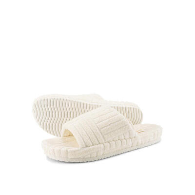 Dames home*frottee slides violet
