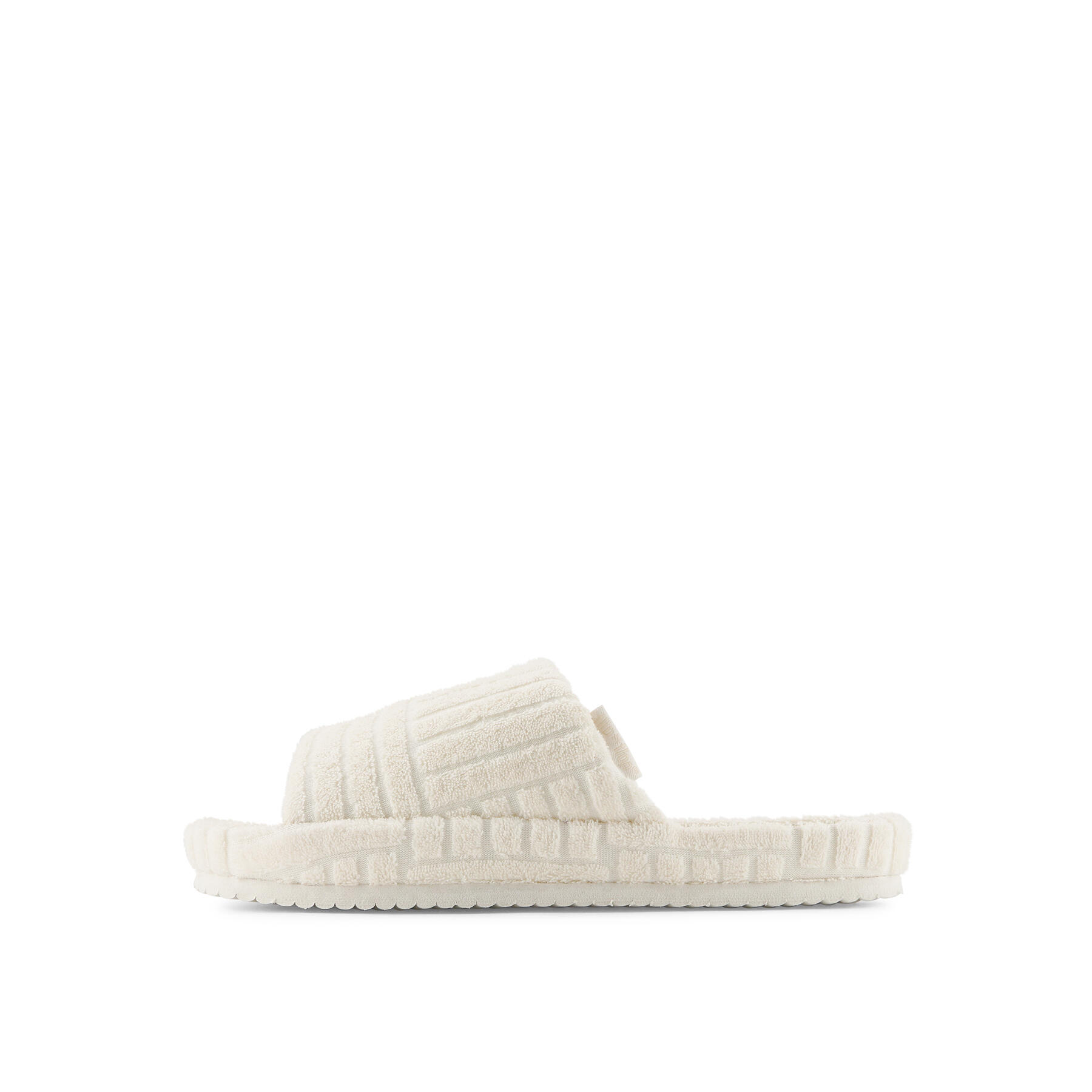 Femme home*frottee Slides Blanc perle 2/3