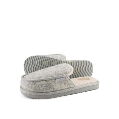Dames homstay*classy huisschoen lichtgrijs