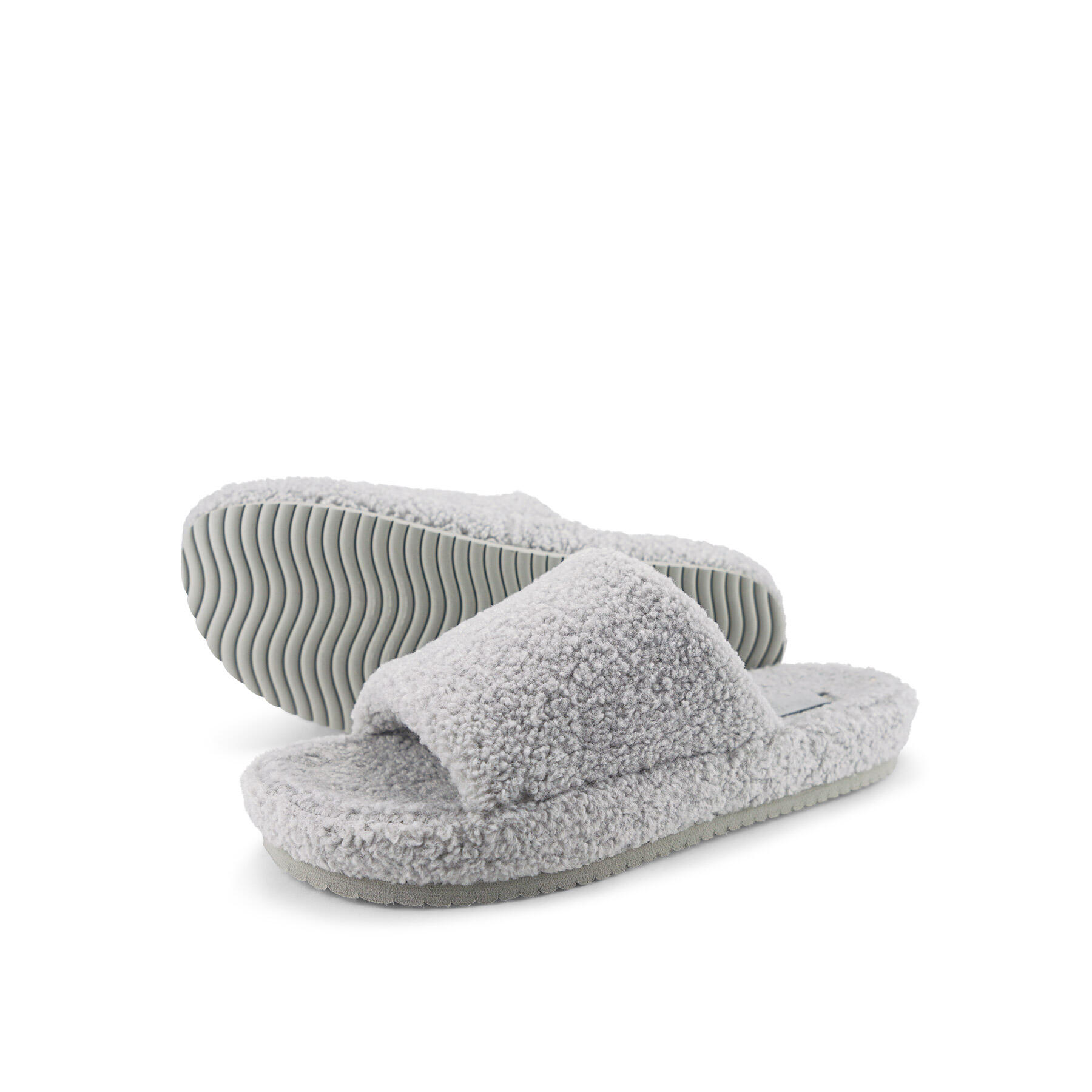 Flip Flop - Femme Home*slide Teddy Slides Gris Clair - Sandales - Gris - 42 - Decathlon
