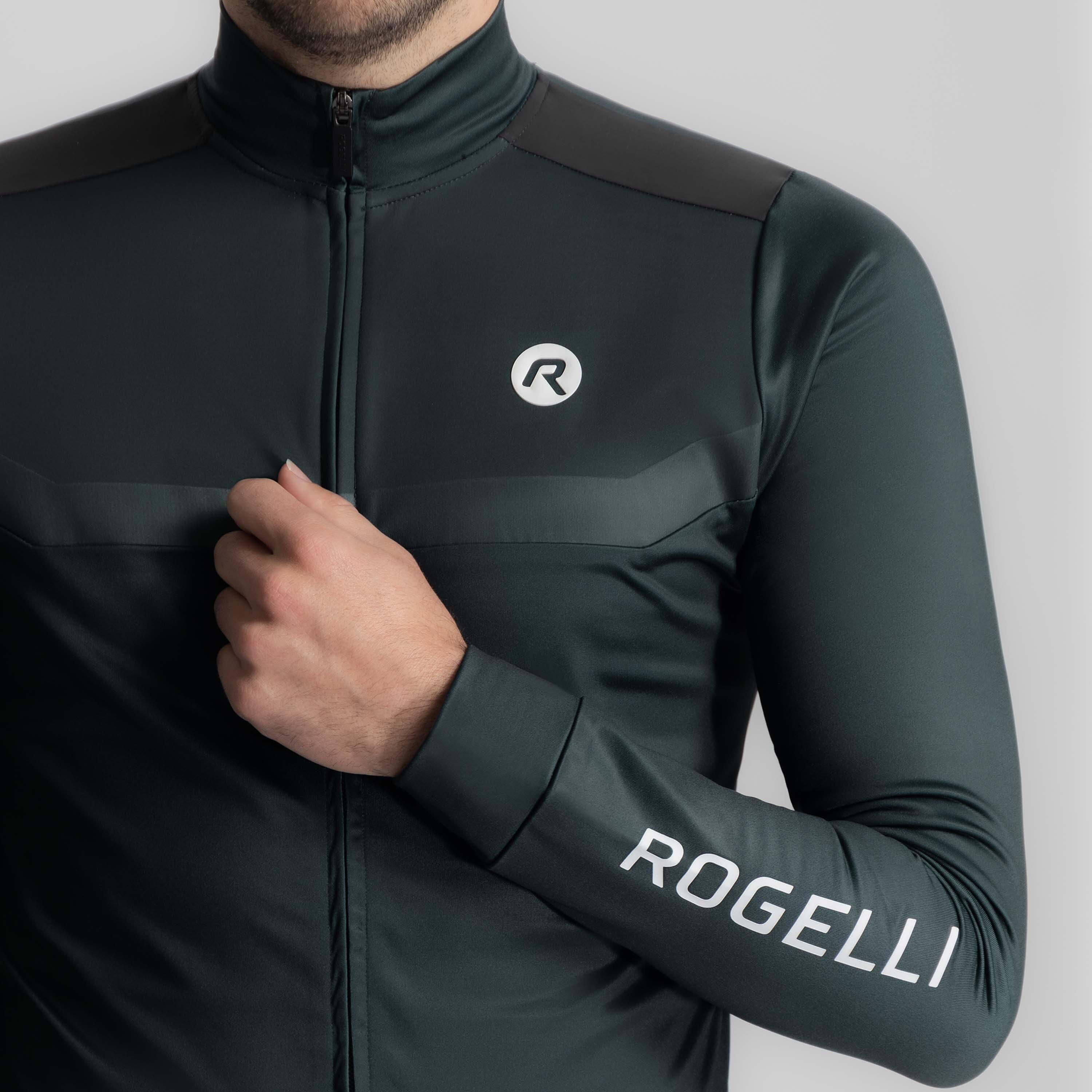 Koszulka rowerowa męska Rogelli MONO z długim rękawem 5/7