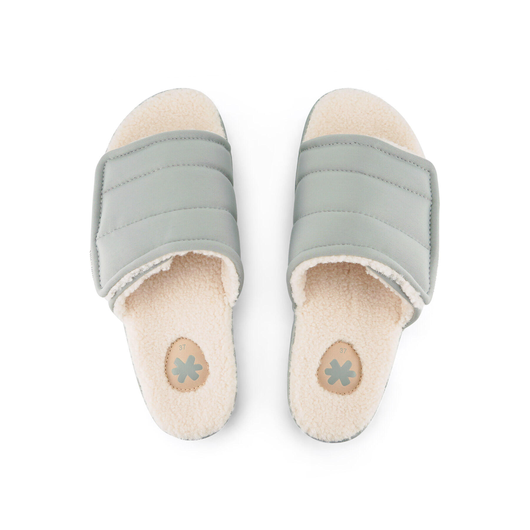 Femme slide*velcro paddy Slides Gris 3/3