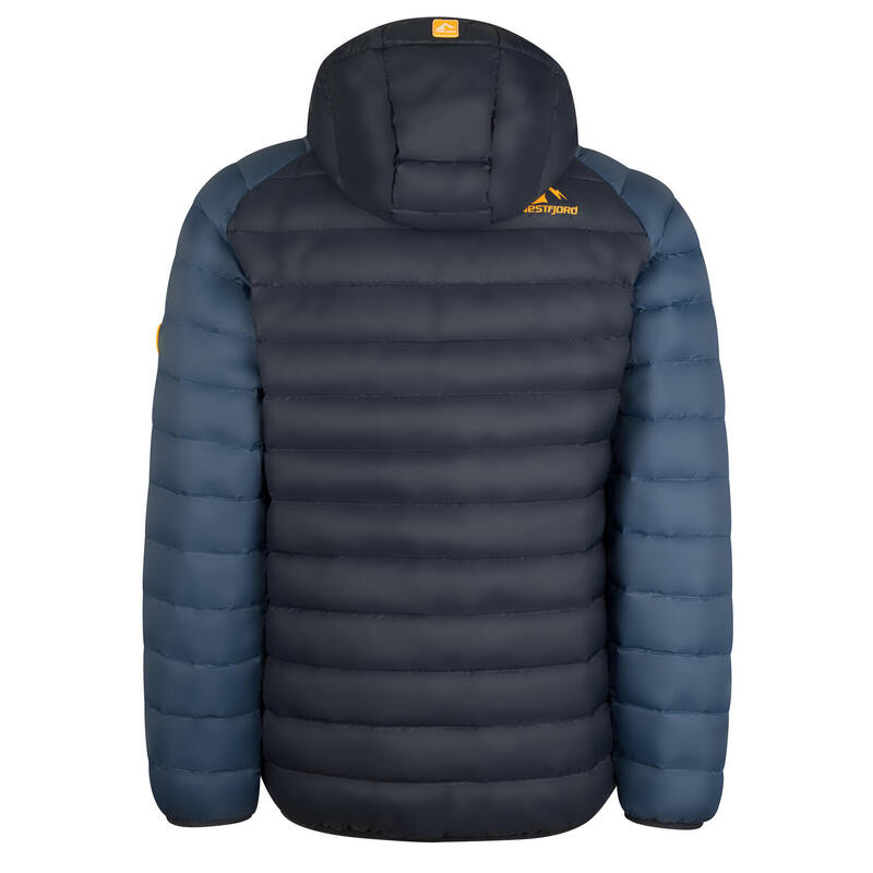 leichte wasserabweisende Ski- Winterjacke Männer SNAEFELL Marineblau/Mango