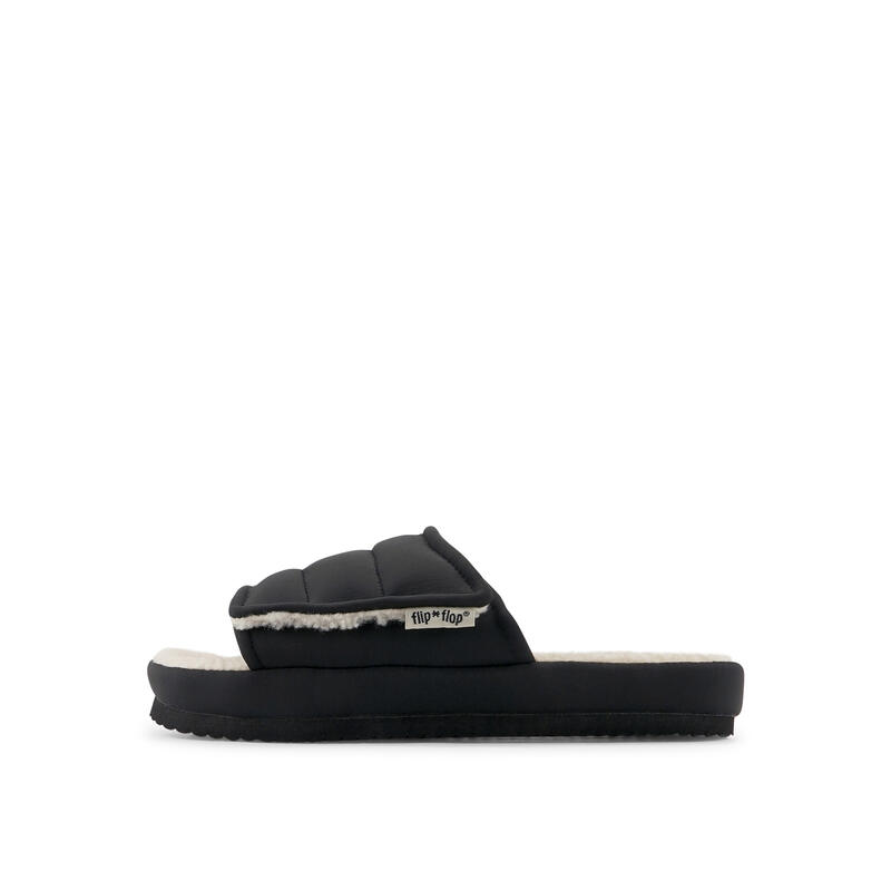 Damen flip*flop slide*velcro paddy Slides Schwarz