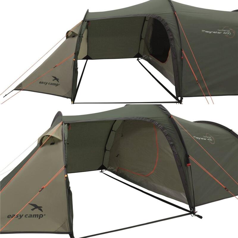 Tenda da campeggio per 4 persone - facile da montare in 15 minuti - Magnetar 400